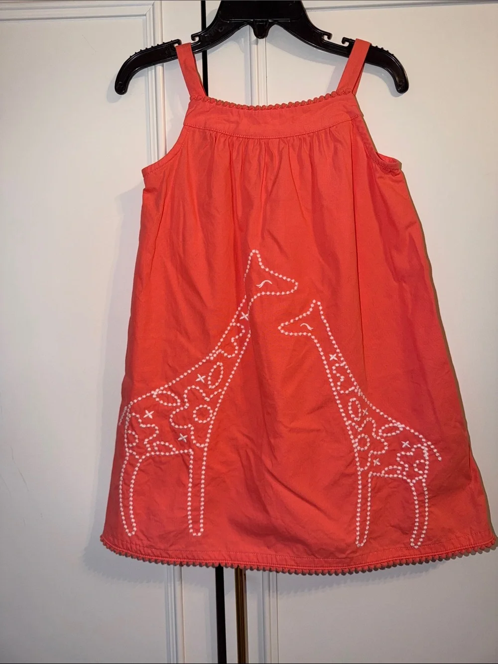 Gymboree Coral Orange Giraffe Sundress
